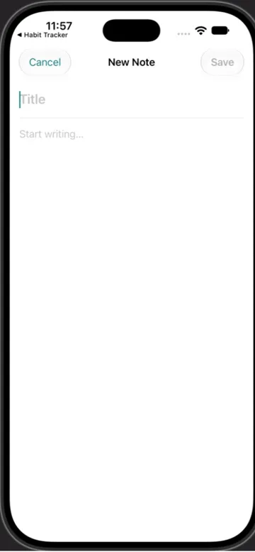 Compose screen