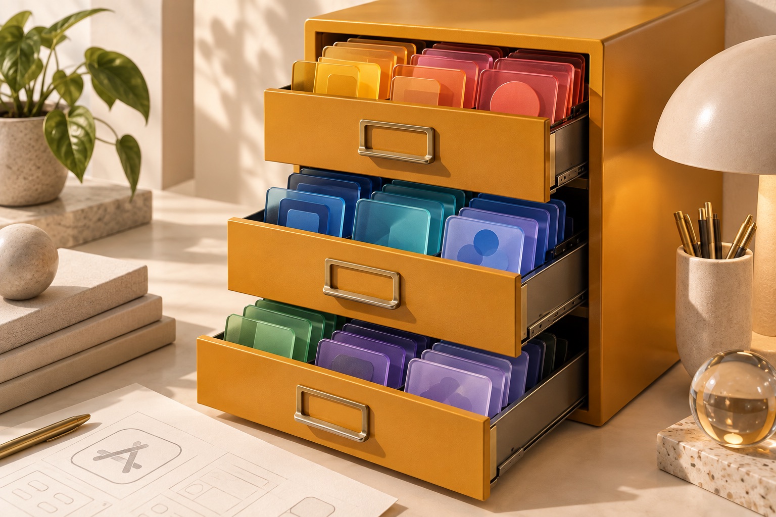 Editorial illustration for Generate light and dark asset catalogs without a paid design tool